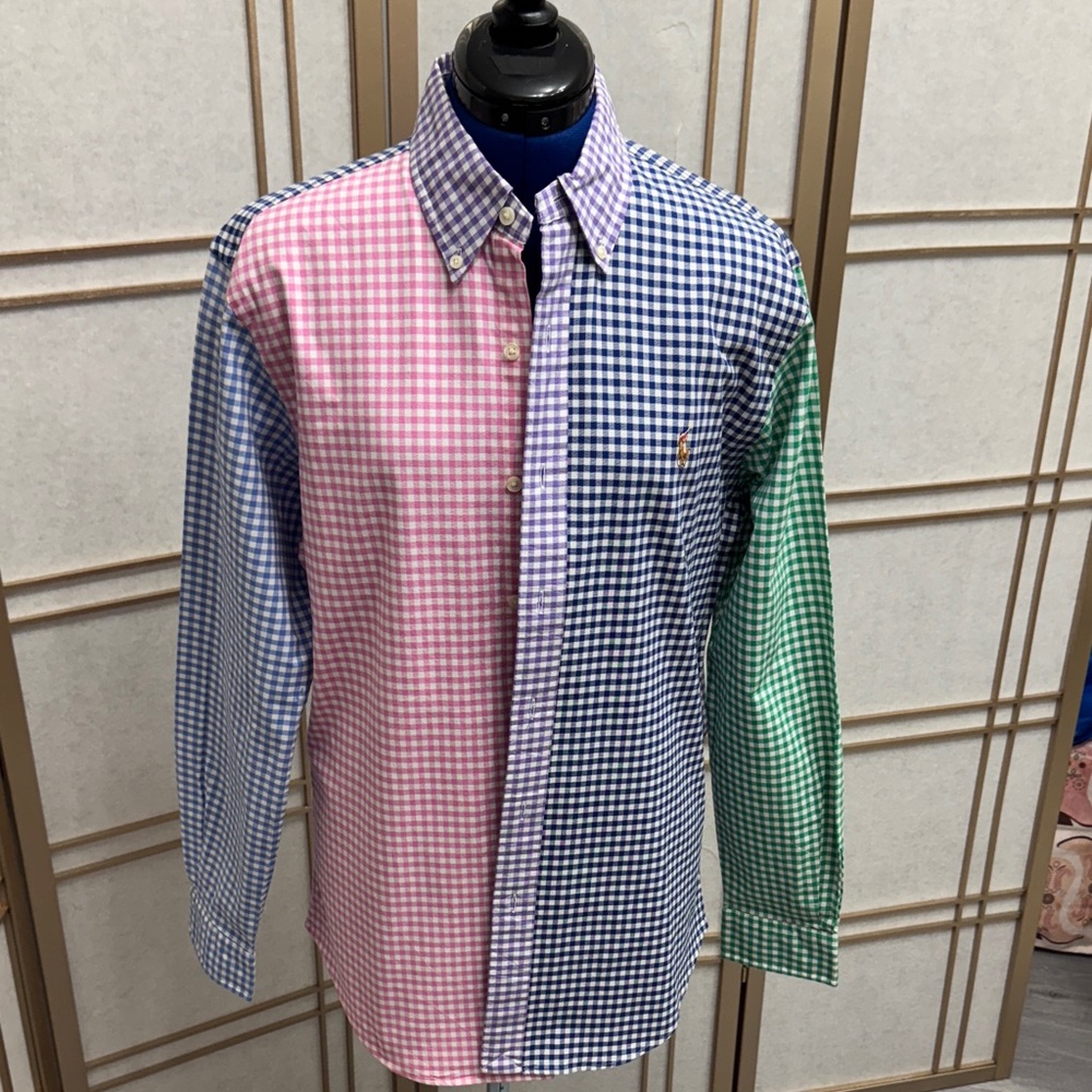 Ralph Lauren Colorblock Gingham Men's Shirt
